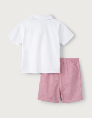 Polo Shirt & Shorts Set View All Baby The White Company UK