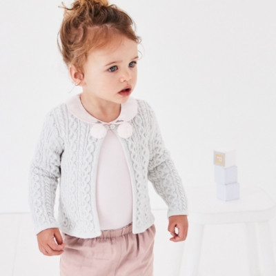 Pom-Pom Cardigan | Baby & Children's Sale | The White Company UK