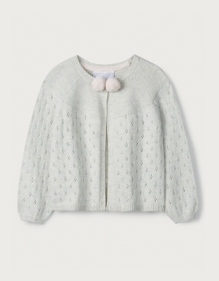 White company baby clearance cardigan