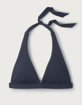 Pom Pom Trim Bikini Top