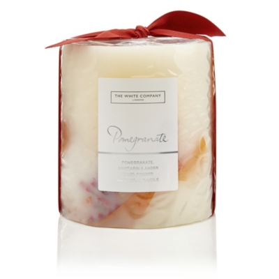 Pomegranate Botanical Pillar Candle Candles & Fragrance Sale The