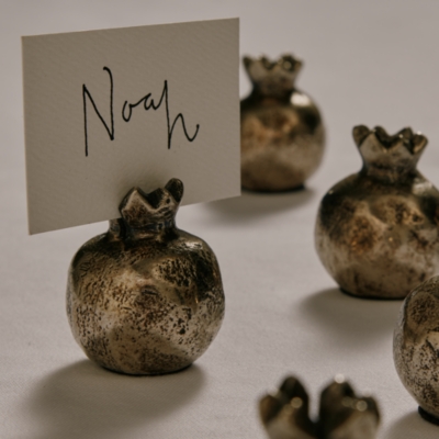 Pomegranate Place Card Holders – Set of 6