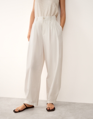 Poplin Trousers - Porcelain