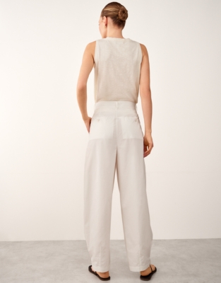 Poplin Trousers - Porcelain