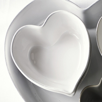 Porto Heart Ramekin - White