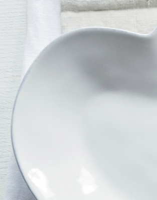 Porto Stoneware Heart Dinner Plate