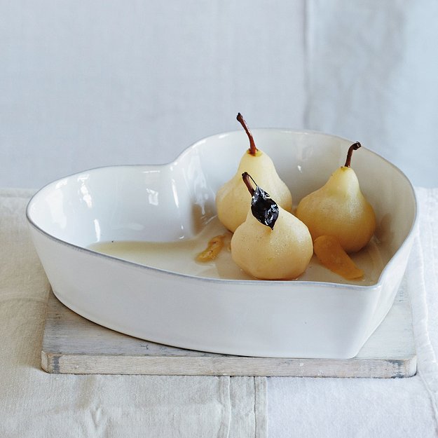 Porto Stoneware Large Heart Oven Dish | Tableware | The White Company