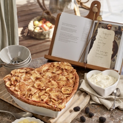 Porto Stoneware Large Heart Oven Dish