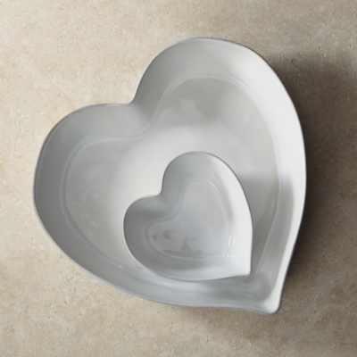 Porto Stoneware Large Heart Oven Dish