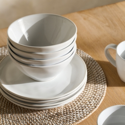 Portobello 12 Piece Breakfast Set - White