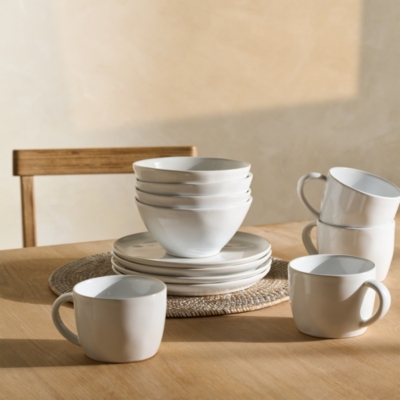 Portobello 12 Piece Breakfast Set - White