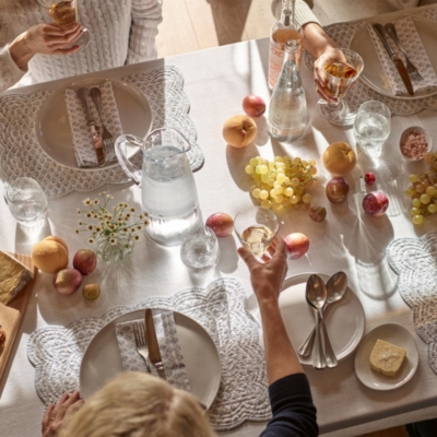 Portobello 12 Piece Dinner Set - White