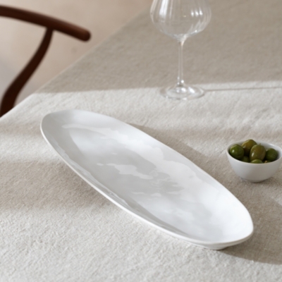 Portobello Canapé Platter - White