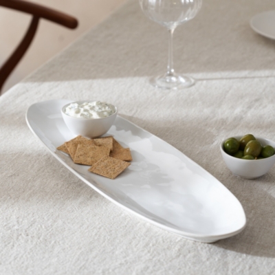 Portobello Canapé Platter - White