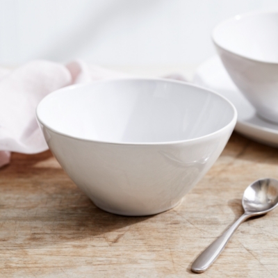 High-Class White Porcelain Cereal soup bowl Various Sizes