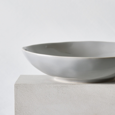 Portobello Pasta Bowl - Grey