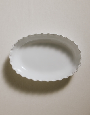 Portobello Ruffle Oven Dish – Large