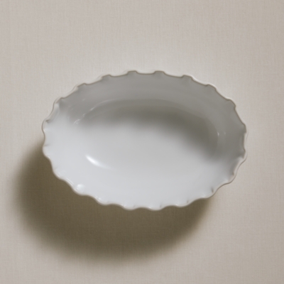 Portobello Ruffle Oven Dish – Small