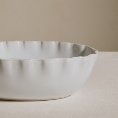 Portobello Ruffle Oven Dish – Small