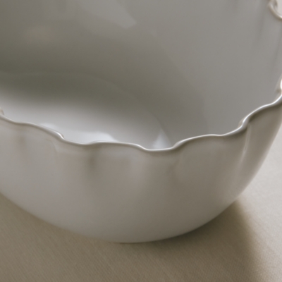 Portobello Ruffle Oven Dish – Small