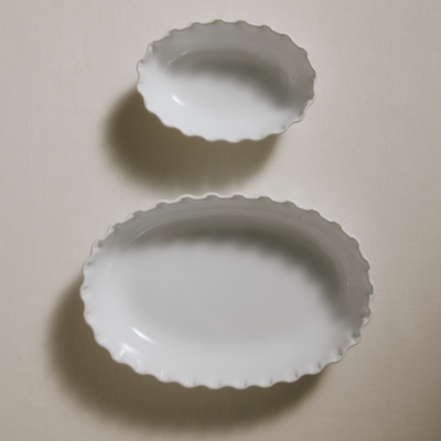 Portobello Ruffle Oven Dish – Small