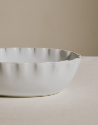 Portobello Ruffle Oven Dish – Small