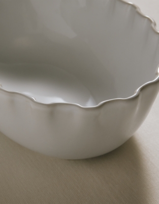 Portobello Ruffle Oven Dish – Small