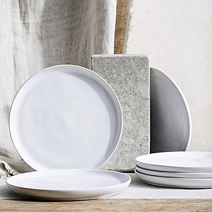 Portobello White Dinner Plate – Set of 6