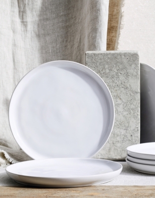 Portobello White Dinner Plate – Set of 6