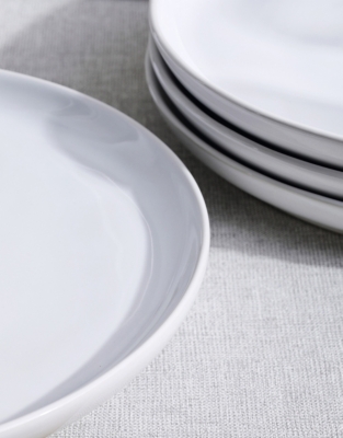 Portobello White Dinner Plate – Set of 6