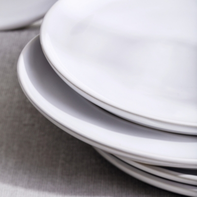 Portobello White Side Plate – Set of 6 | Tableware | The White Company UK