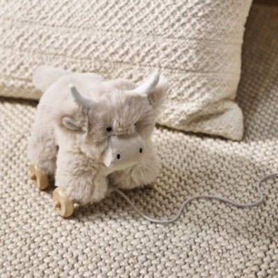 Pull Along Hattie Highland Cow