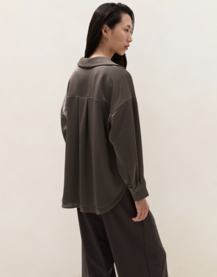 Pull On Wide-Leg Trousers