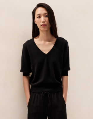 Pull-On Wide-Leg Trousers