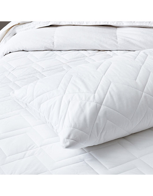 Pure-Cotton Quilted Anti-Allergy Mattress Protectors | Toppers ...