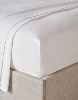 Pure Linen Deep Fitted Sheet