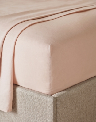 Pure Linen Deep Fitted Sheet
