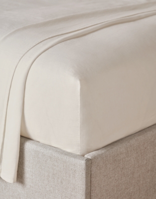 Pure Linen Deep Fitted Sheet