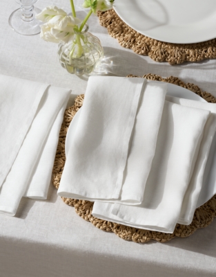 Pure Linen Napkins – Set of 4