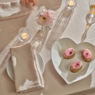 Pure Linen Napkins – Set of 4 - Blush