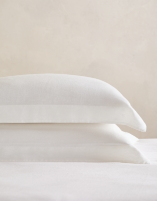 Pure Linen Oxford Pillowcase – Single