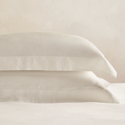 Pure Linen Oxford Pillowcase – Single
