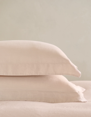 Pure Linen Oxford Pillowcase – Single
