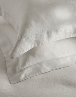 Pure Linen Oxford Pillowcase – Single