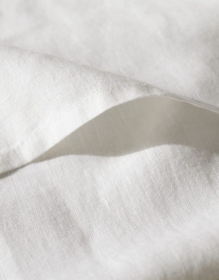 Pure Linen Table Runner - White