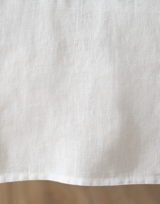 Pure Linen Table Runner - White