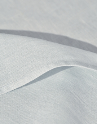 Pure Linen Table Runner - Pale Blue