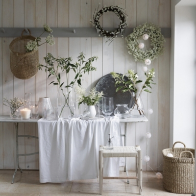 Queen Anne Lace Wreath View All Outdoor The White Company UK