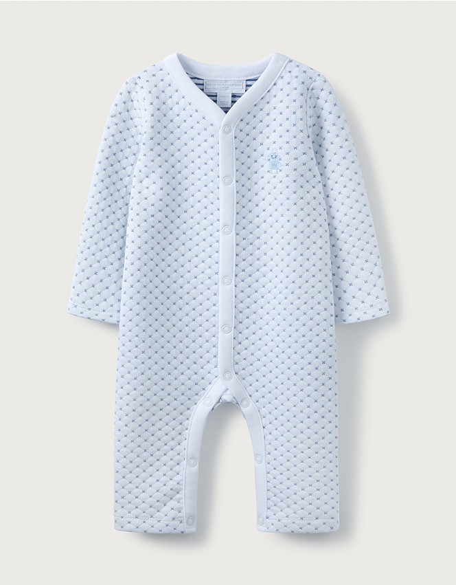 Quilted Embroidered Robot Sleepsuit | Baby & Children's Sale | The ...