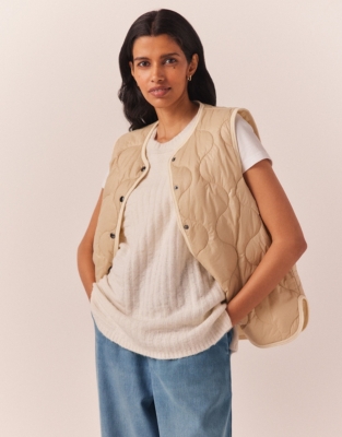 Quilted Gilet All Clothing Sale The White Company US